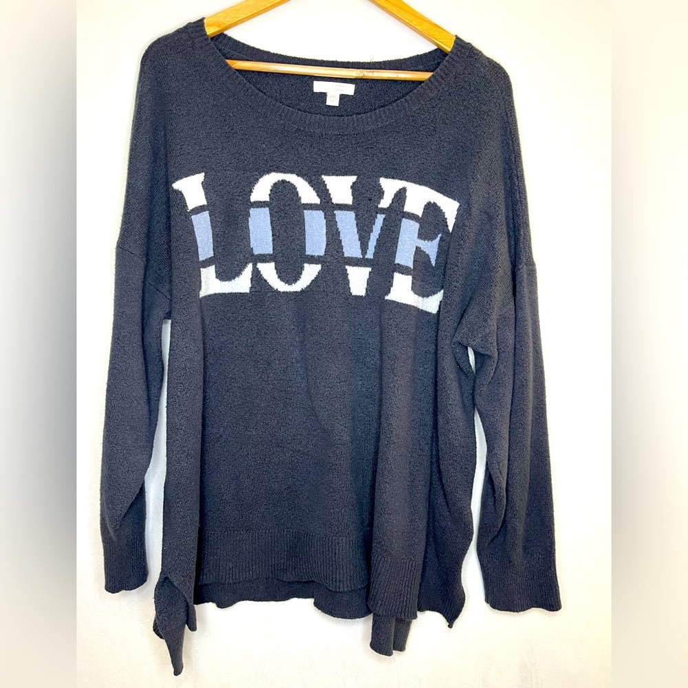 Lauren Conrad Women's Super Soft Gray Love Sweater Women’s Size XXL